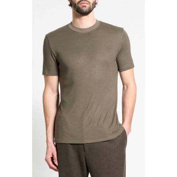NEW THEORY men's sarior tee in anemone milano tarmac